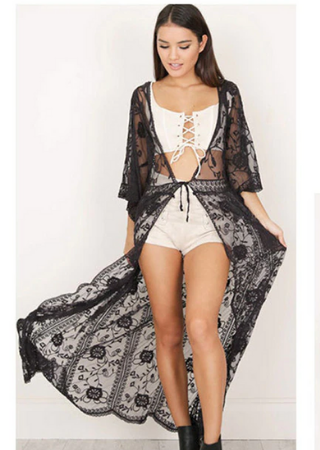 Whitmore Lace Kimono