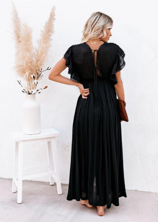 lucille maxi dress green Lucille Tulle Midi Dress-Emerald Night